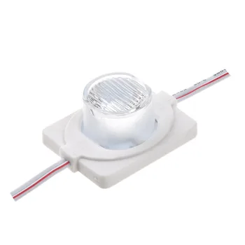 

200pcs/lot 1W 3030 high power led double-side module lighting box led module with injection lens High brightness Side lighting