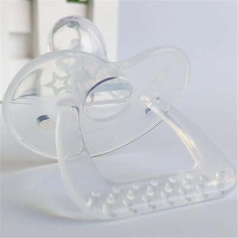 Newborn Silicone Pacifier Clip Dummy Feeding Latex Soothers Holder