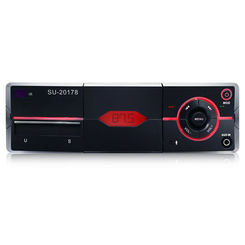 

SU-20178 Car MP3 Player Bluetooth Call Radio Stereo Audio Player With Clipping Holding Phone Function 1Din Radio Remote Control