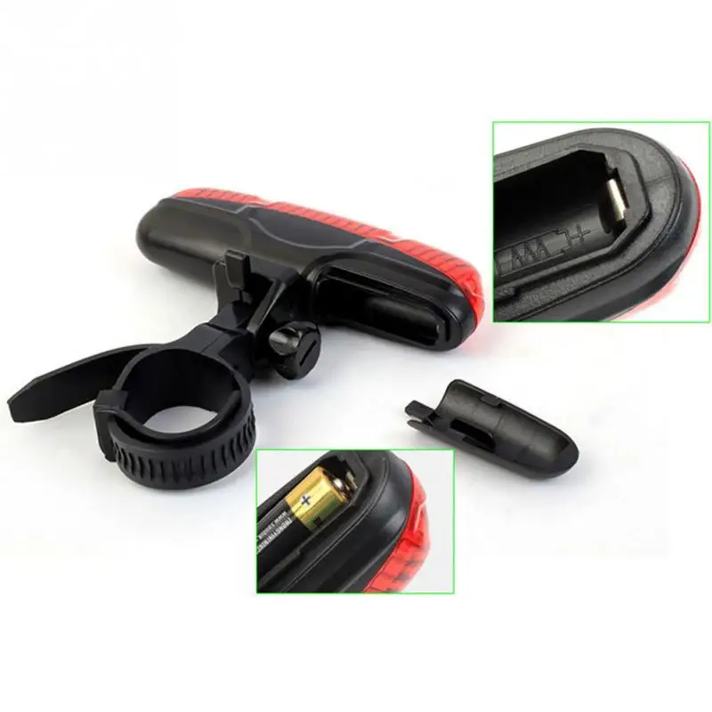 Sale Red Light LED Bicycle Security Warning Mini Tail Lamp Three Lighting Modes Long Light And Flash 5 LED Tail Light For Bicycle 2 Sale Red Light LED Bicycle Security Warning Mini Tail Lamp Three Lighting Modes Long Light And Flash 5 LED Tail Light For Bicycle 2