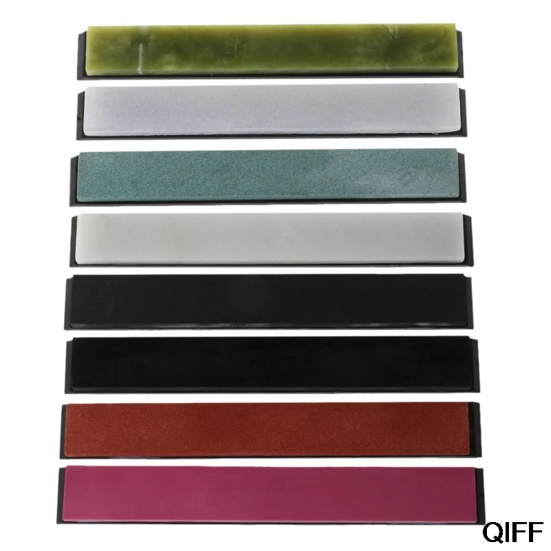 

Wholesale 8PCS Apex Pro Sharpener Whetstone Oilstone Holder Knife Sharpening Stone Set May06