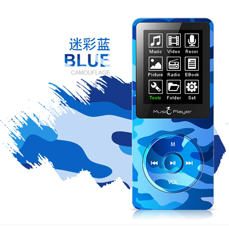 Мини MP3 плеер 16 ГБ с Встроенный динамик USB музыкальный Динамик MP 3 Player IQQ X02 mp 4
