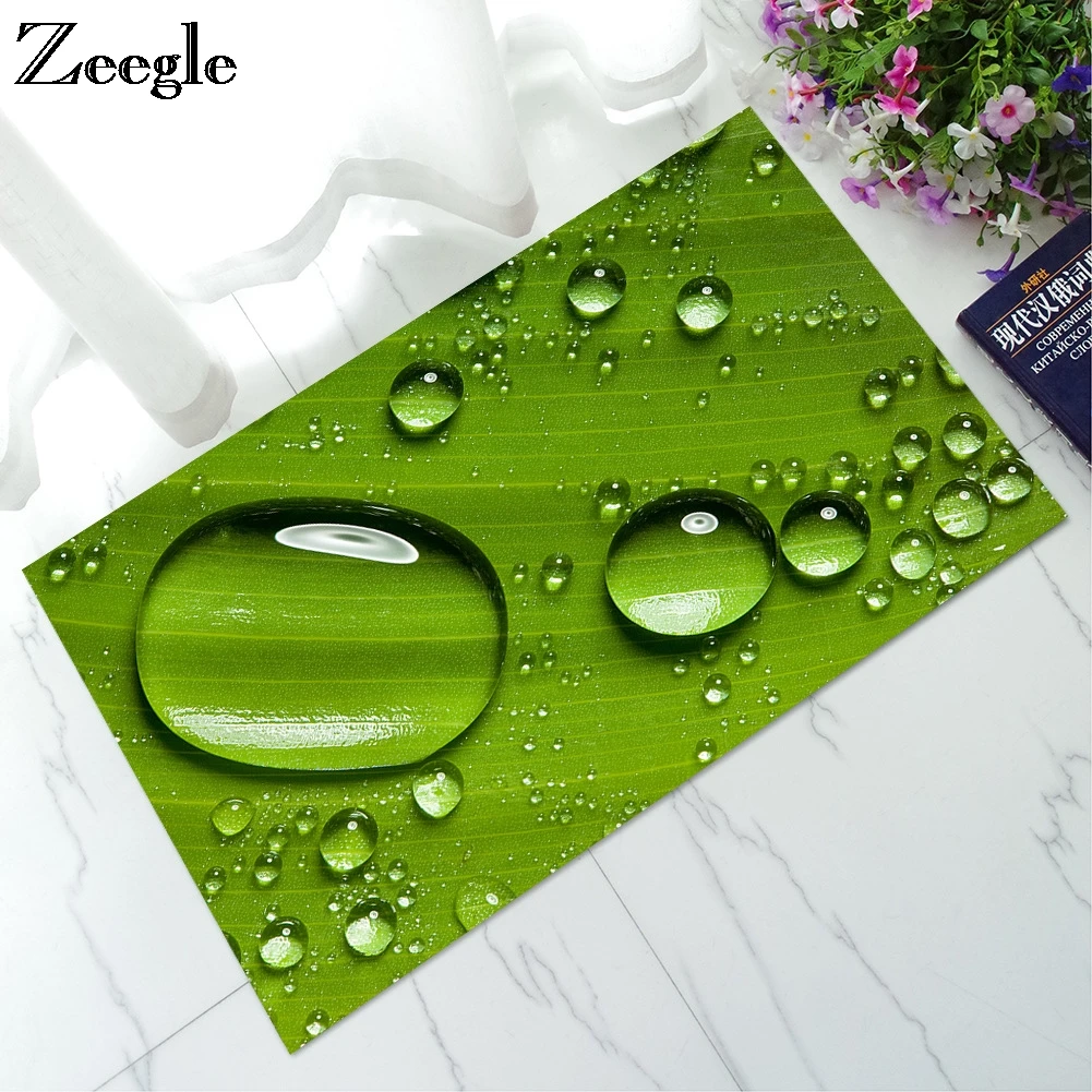 Zeegle Floor Mat Outdoor Rugs 3D Water Printed Bathroom Mat Non-slip Doormat Living Room Rug Bedroom Foot Mat Kitchen Carpet Zeegle Floor Mat Outdoor Rugs 3D Water Printed Bathroom Mat Non-slip Doormat Living Room Rug Bedroom Foot Mat Kitchen Carpet