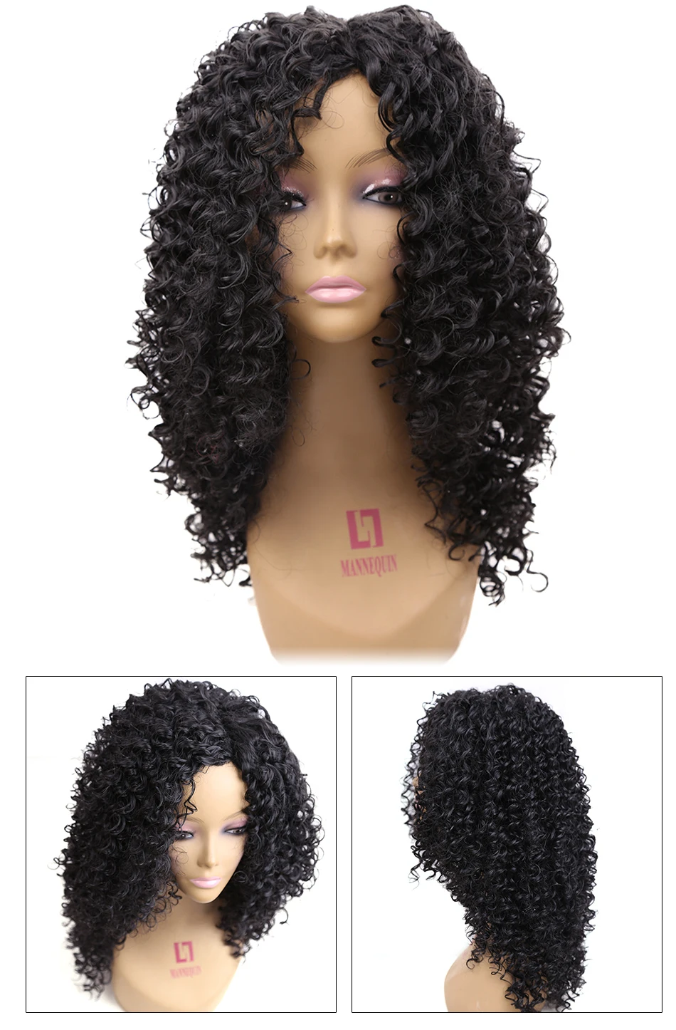 Амир длинные афро кудрявые синтетические волосы парики для женщин с гребнями внутри предварительно выщипанные волосы отбеленные узлы косплей парик