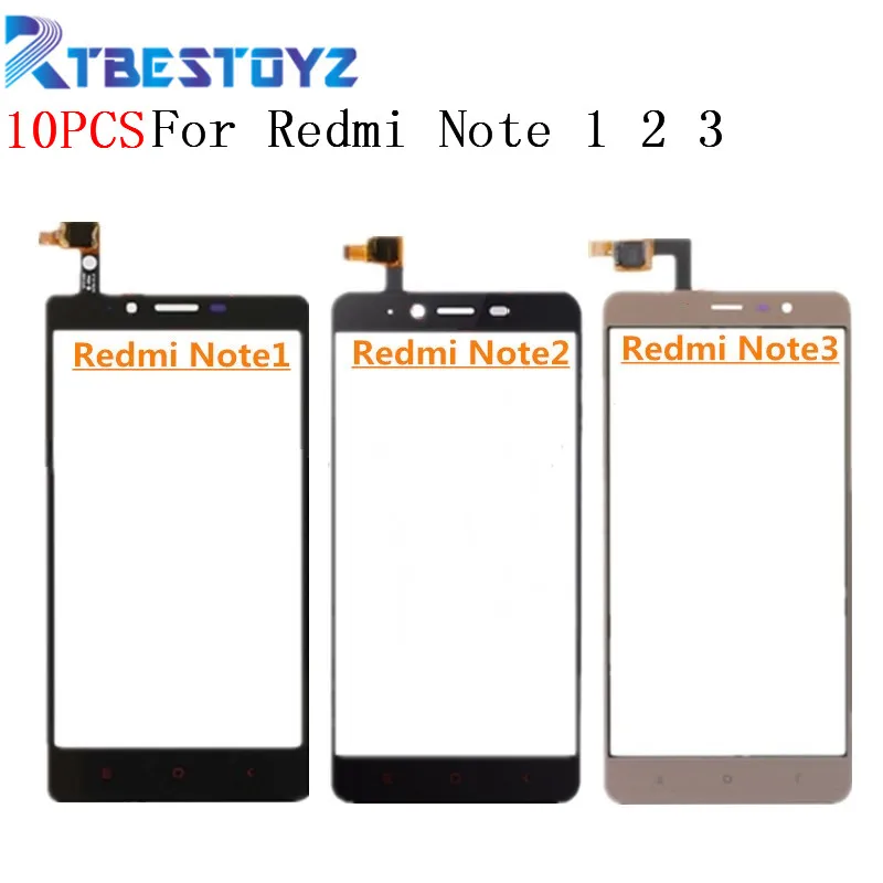 10 шт./лот 5 ''запасные части для Xiaomi Redmi Note 1 2 3 Note2 Note3 сенсорный экран дигитайзер