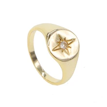 Sdzstone Зима Новая мода прозрачный CZ камень золотой цвет цветы обручальные кольца для женщин дропшиппинг высокое качество