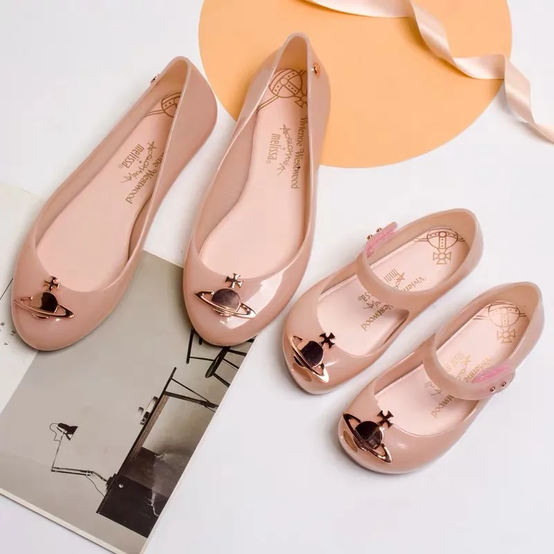 

Melissa Shoes Women Parent-child Shoes Women Jelly Sandals 2019 New Women Melissa Sandals Melissa Jelly Shoes Non-slip