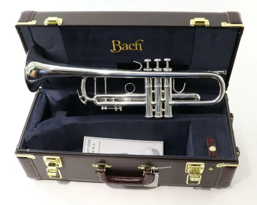Bach-Stradivarius-Professional-Bb-Trumpet-LTAB-190S-Silver-Plated-Instrumentos-Musicales-Profesionales-AB-190S-Mouthpiece