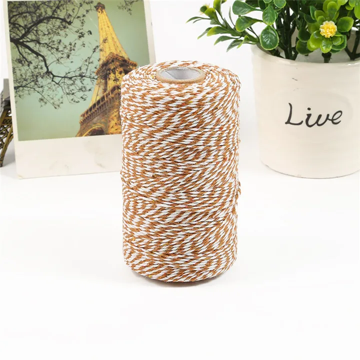 5  100m x2mm Cotton Yarn Thread DIY Handmade Knitted Thread For Child Baby Knitting Crochet Yarn Diy Crafts Clothing Sewing Yarns