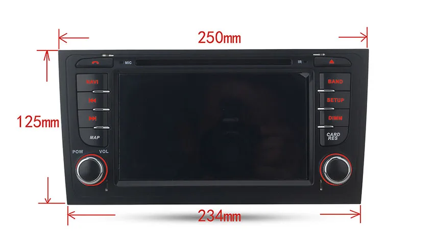 Flash Deal 7" IPS Android 9 Car DVD Autoradio For Audi A6 S6 RS6 2 Din GPS Navigation Multimedia Stereo FM Audio Video Player Gift Camera 14