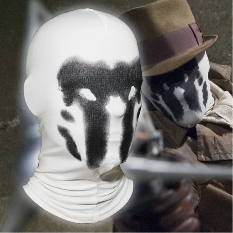 Rorschach Walter Kovacs Cosplay Movie Watchmen маскарадные маски для косплея головные уборы