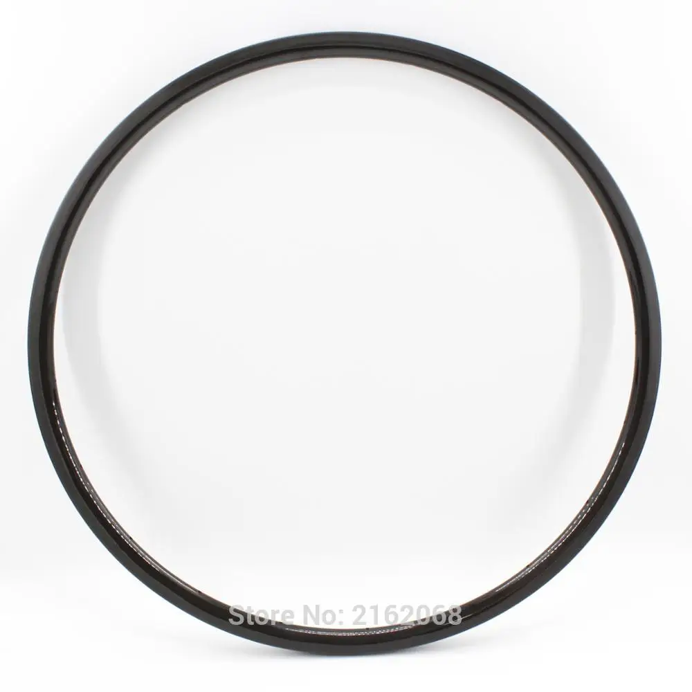 Discount New 24mm 700C Road Track Fixed Gear Bike 3K UD 12K full carbon fibre bicycle wheels clincher rims light 23mm width Free shipping 0