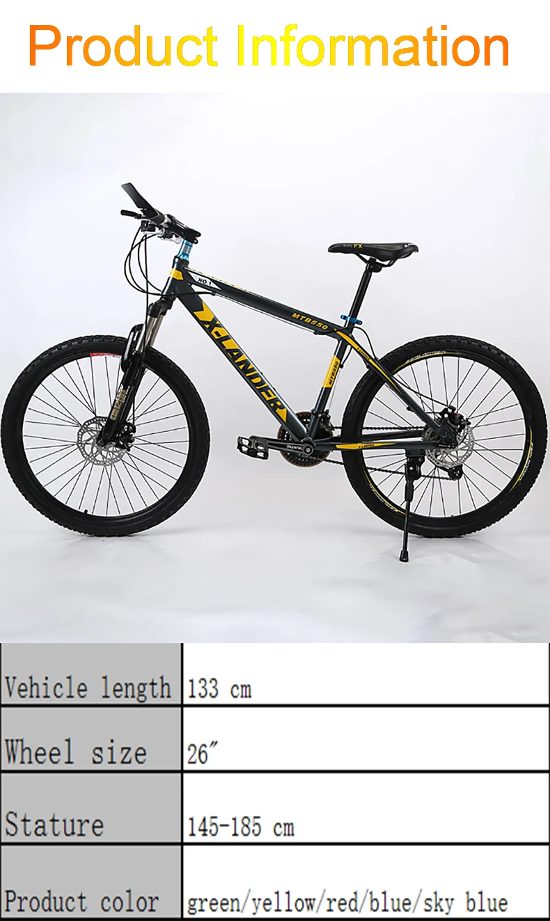 Sale Selling Aluminum Alloy 26 Inch 21 Speed Bicycle Double Disc One Round Bicycle Repair Tools Manufacturer Mountain Bike 0