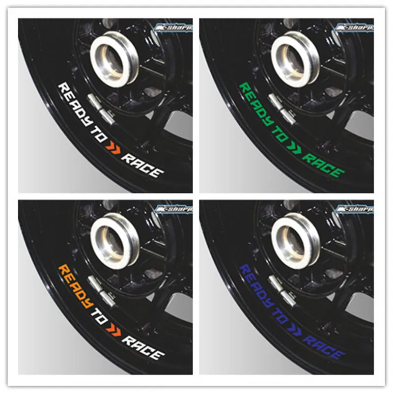 Мотоцикл стиль колеса шины логотип Креативный обод внутренняя сторона наклейки декоративные наклейки подходит для KTM готов к гонке стикер