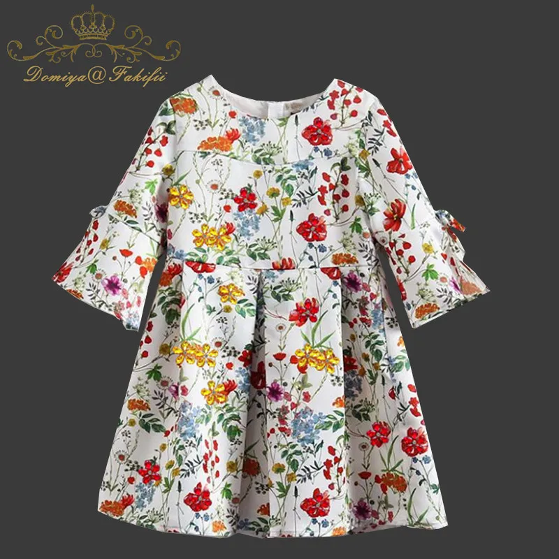

Children Fancy Dress Wedding Teenager Girl Children Party Floral Dresses Princess And Wedding 2018 Carnival Costume Kids Clothes