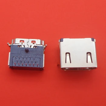 

1-10X HDMI 19 Pin female Plug female interface Connector 3 Rows 19pin (7pin 6pin 6pin) 90 degree HDMI socket repair replacement