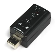 Newest USB 7 1 Channel Audio Device Sound Card Adapter For Laptop PC H0T0