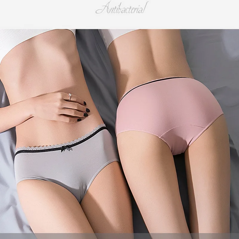 

New Product Free Shipping Ma'am Women's Panties Intimates Quick Dry Seamless Triangle Cotton Underpants Woman Briefs