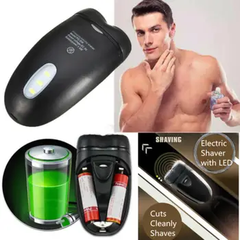 

2019 New Electric Shaver 2 Floating Head Portable Waterproof Razor Shavers USB Rechargeable Steel Mens