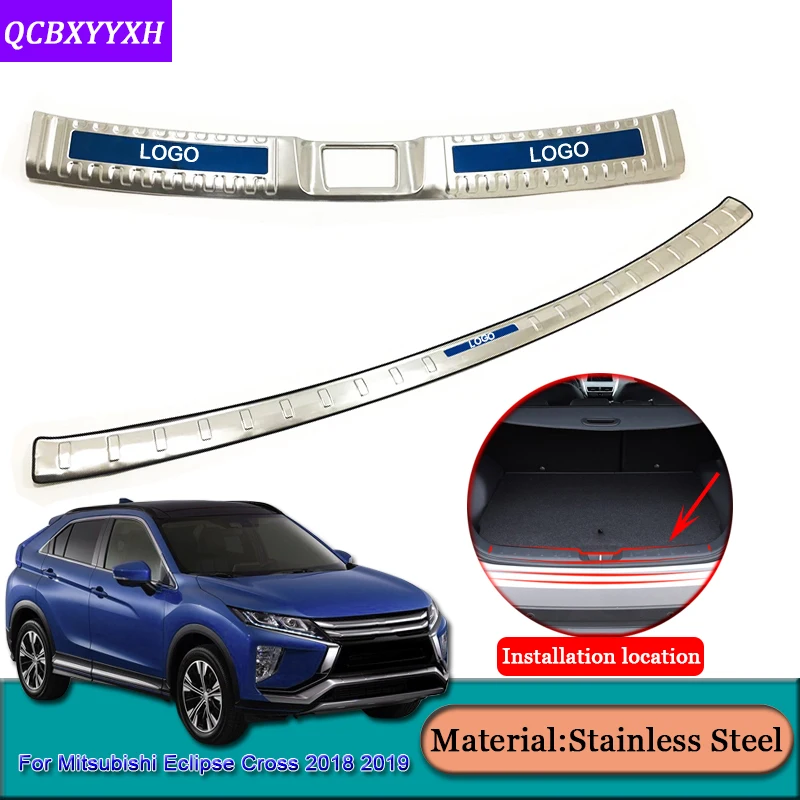 

Car Styling Internal And External Car Rear Trunk Trim Auto Accessories Decoration Sequins For Mitsubishi Eclipse Cross 2018 2019