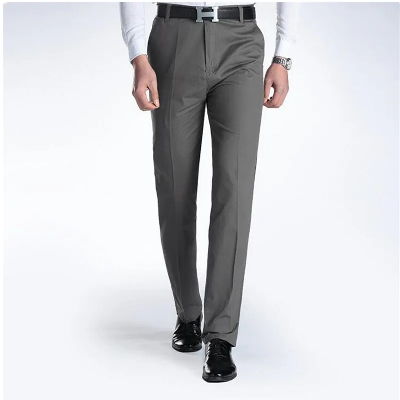 new men's suit pants Summer thin man cotton business casual pants
