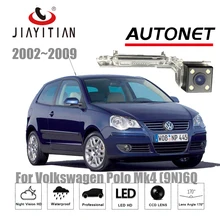 Jiayitian камера заднего вида для Volkswagen Мужские поло MK4 9N 6N/Ночное видение/Номерные знаки для мотоциклов камеры/ccd/Обратный резервного копирования камера