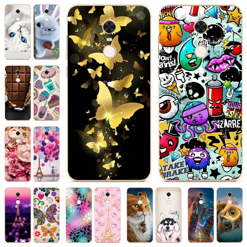 Silicone 5.7' Case for Xiaomi Redmi 5 Cases for 5.99' Xiaomi Redmi 5 plus Cover Phone cases for Xiomi Redmi5 Redmi 5 plus phone