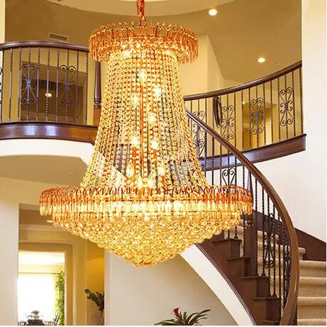 

LED 51W-60W Modern Chinese Style Living Room Double Entry Stair Lamp Lights Villa Project Hall Pendant Lamps 220-240V @-9