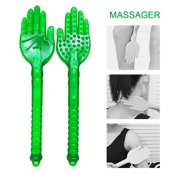 

droppshiping Body Massager Silicone Back Scratcher Palm Beat Sticks Relax Massage Tool for Neck Arm Waist Leg MFJ99