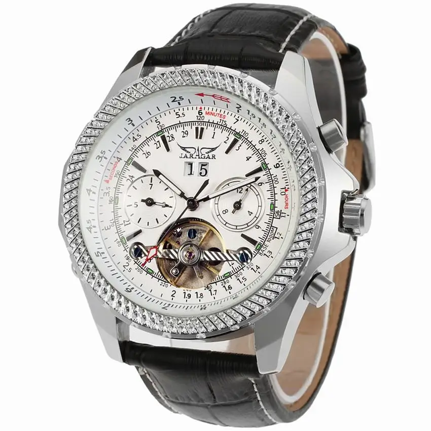 Часы для мужчин, роскошные брендовые автоматические механические часы, 4 стрелки, дата/день, турбийон, мужские наручные часы, Relogio Masculino