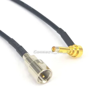 

10 Pieces RF Cable Assembly FME Male to MS156 Male 90 Degree RA Connector Coax Adapter Pigtail Jumper Cord 7.8 inch