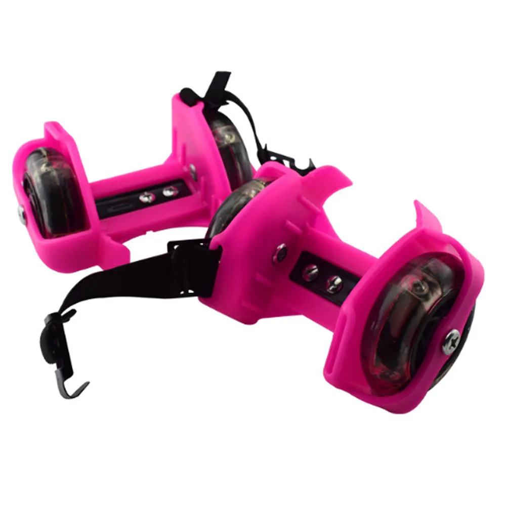 1 زوج وامض بكرة المحامل شوز قابل للتعديل صغيرة زوبعة الأسطوانة أحذية التزلج للأطفال