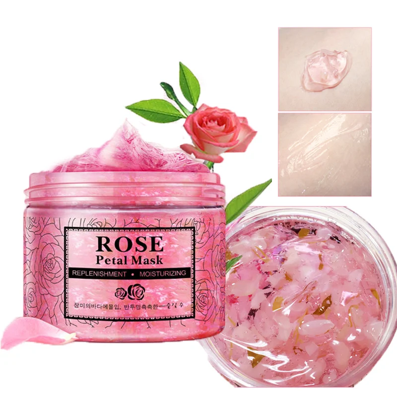 

Bioaqua Rose Petals Hydrating Face Mask Bright Petals Clay Sleeping Masks Nourishing Skin lifting Face Mask Treatment Black Mask