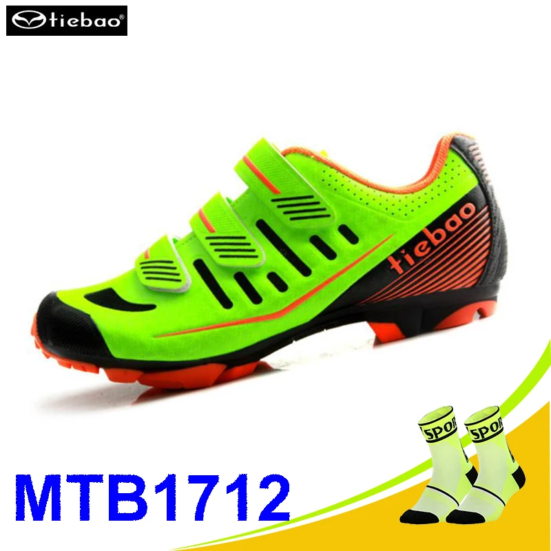 

Tiebao Mountain Bike Shoes Racing Bike MTB Cycling Shoes Riding Mens Self-Locking Athletic Sapatilha Ciclismo MTB Bicycle Shoes