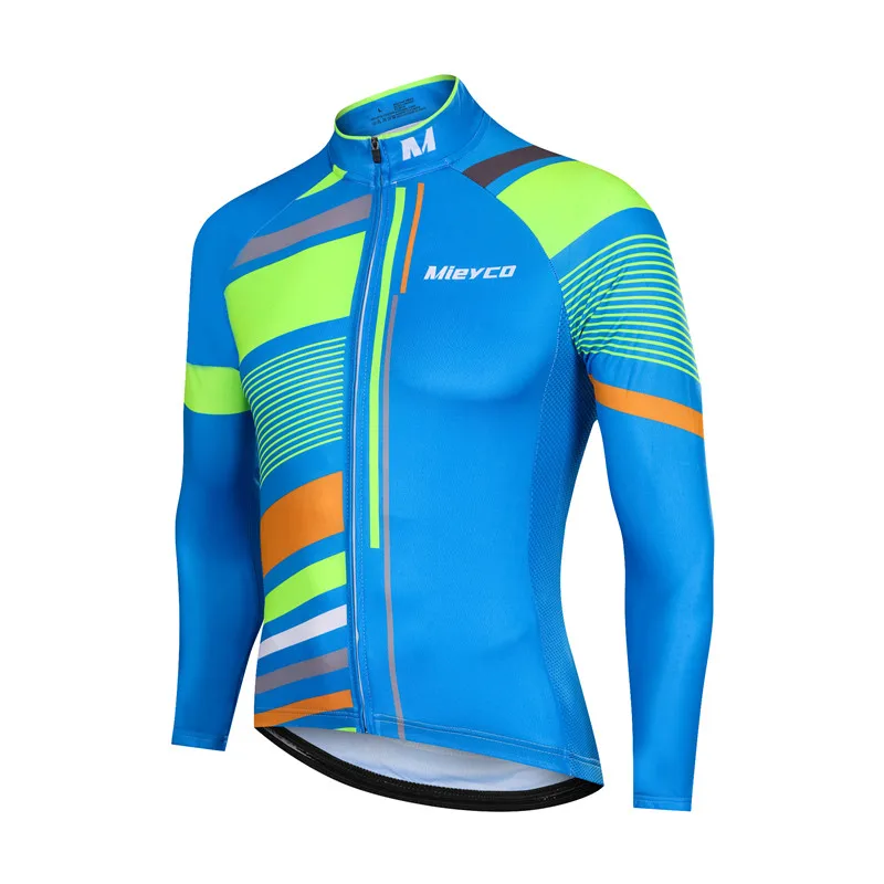 Мужская спортивная одежда для велоезды Ropa Ciclismo с длинными рукавами, летняя и осенняя рубашка для езды на велосипеде, MTB, Спортивная футболка для скоростного спуска - Цвет: 1