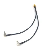 20 см длинные SMA Мужской удвоить CRC9 Splier антенны Adater кабель с низкими потерями удлинитель, 1 шт