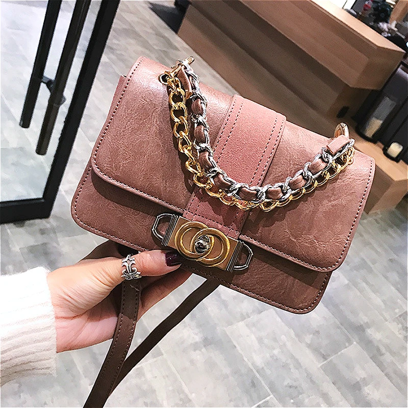 

Womens handbags and purses Luxury handbags Fashion party shoulder bag Flap vintage bag with Metal chain ladies hand bags