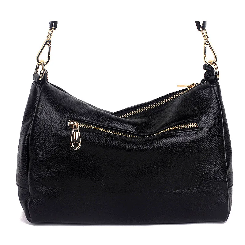 Fashion concise free casual messenger bags Quality Italian soft calfskin delicate fringe decorated women's crossbody bags