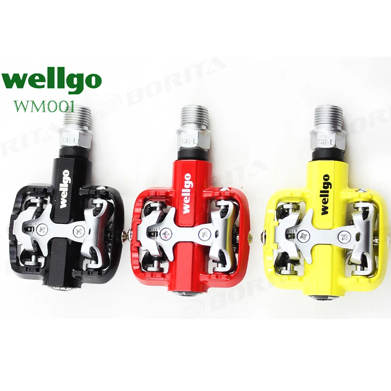 Wellgo WM001 Self-Locking Clipless Magnesium MTB Bicycle Pedals Wellgo WM001 Self-Locking Clipless Magnesium MTB Bicycle Pedals