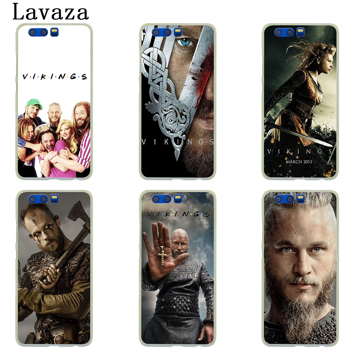 Модный жесткий чехол Lavaza vikings serie 4 для Huawei Y9 Y7 Prime 2018 2019 Honor 20 10 8 8A 8X 9X 9 Lite 7C 7X 7A Pro|phone