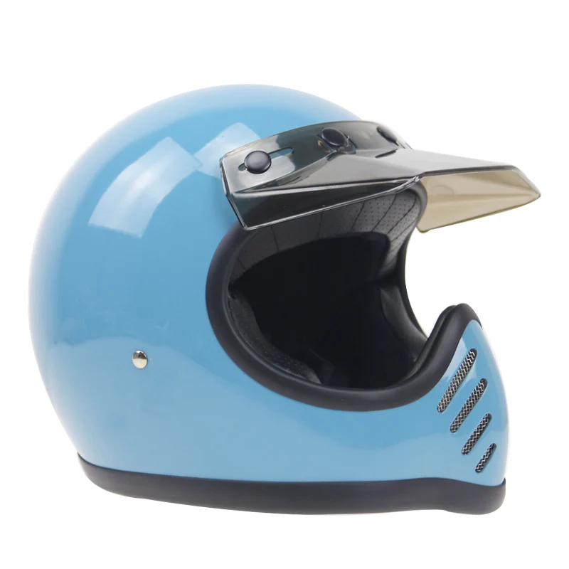 Профессиональный мото 3 полный шлем 5 pin Пряжка и с козырьком полный шлем rbike шлем стекловолокна оболочки свет и безопасность
