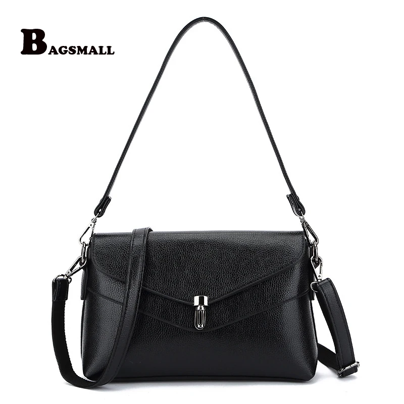 BAGSMALL Luxury Women Messenger Bags PU Leather Envelope Crossbody Bag