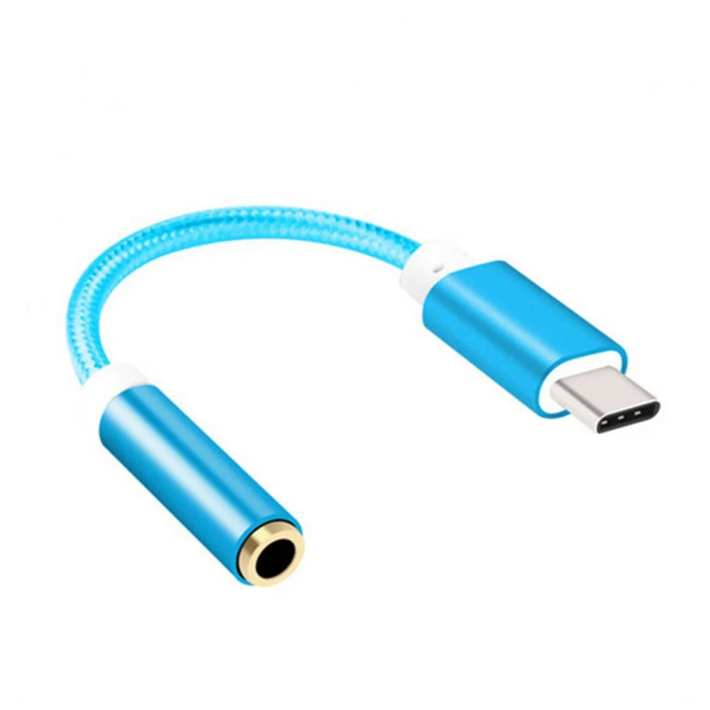 

USB3.1 Type C to 3.5 Earphone Cable Adapter Male to 3.5mm AUX Audio Female Jack for Letv 2 2Pro Max2 JFlyer