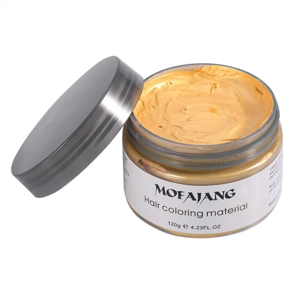 MOFAJANG одноразовый DIY цветной воск для волос 7 видов цветов временная краска крем