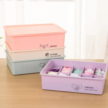 

Storage Boxes 3pieces/set plastic socks organizer bra organizer underwear organizer secret box organizador ropa home organizer