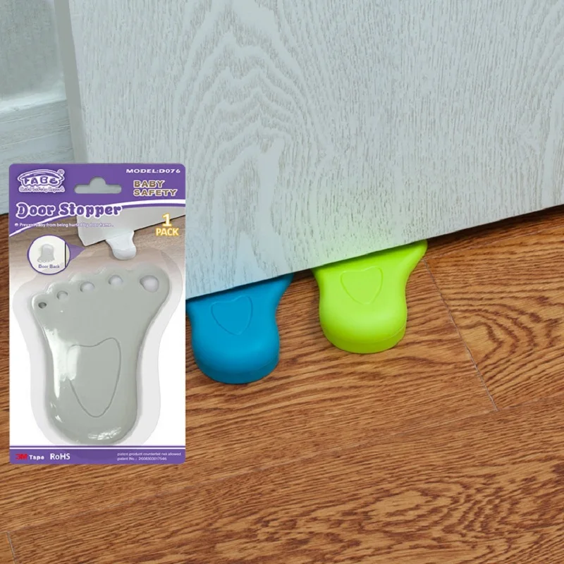 

Cartoon Silicone Figure Door Stopper Wedge Door Jam Catcher Block Home Office Chrildren Security Door Card