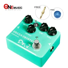 DR. J по JOYO Зеленый Кристалл OVERDRIVE D50 педаль эффектов Всемирная Разъем