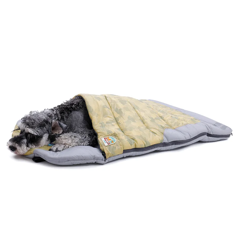 Discount  Pet Sleeping Bag Multi-functional Wind-proof Water-proof Outdoors Travel Dog Cat Bed 3 In 1 Collaps