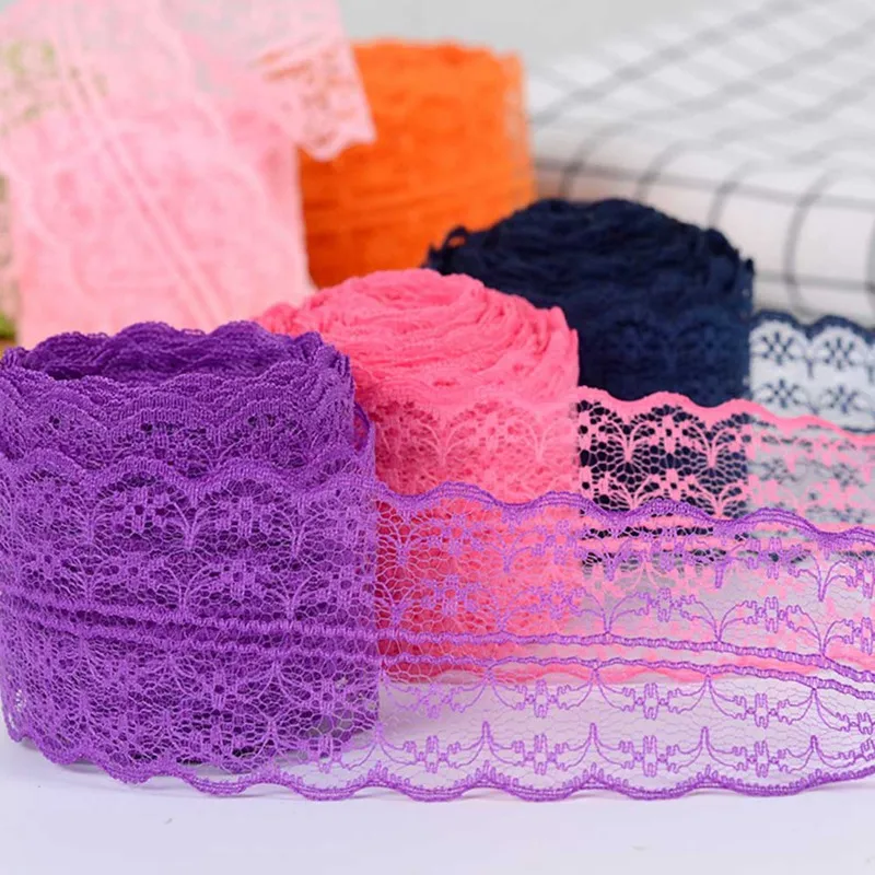 

2019 Hot Sell 10 Yards Of Beautiful Lace Ribbon DIY Clothing Accessories Floral Accessories