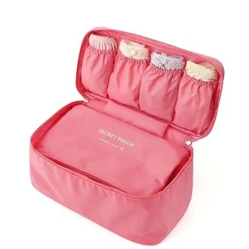 

Bra Underwear Storage Bag Waterproof Nylon Travel Portable Makeup Organizer Handbag Cosmetic Container